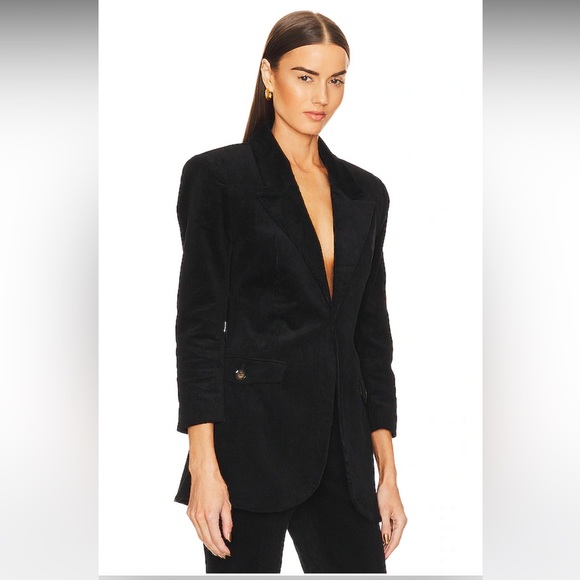 Helsa (Elsa Hosk) Corduroy Blazer in Black Size XS Revolve - Picture 2 of 8